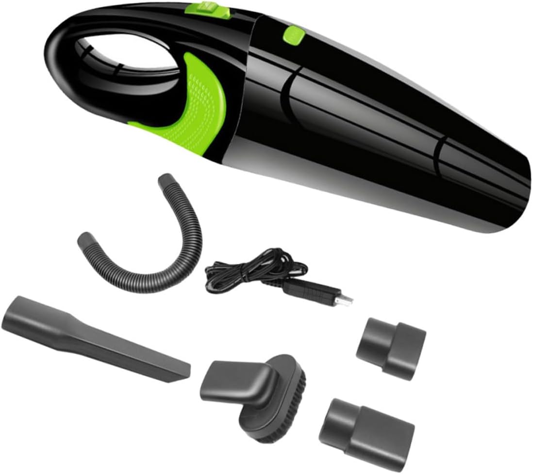 STOBAZA 3pcs Mini Handheld Car Vacuum Portable USB Cordless Vacuum Wet Dry Compact Lightweight for Car Home Office Dryer