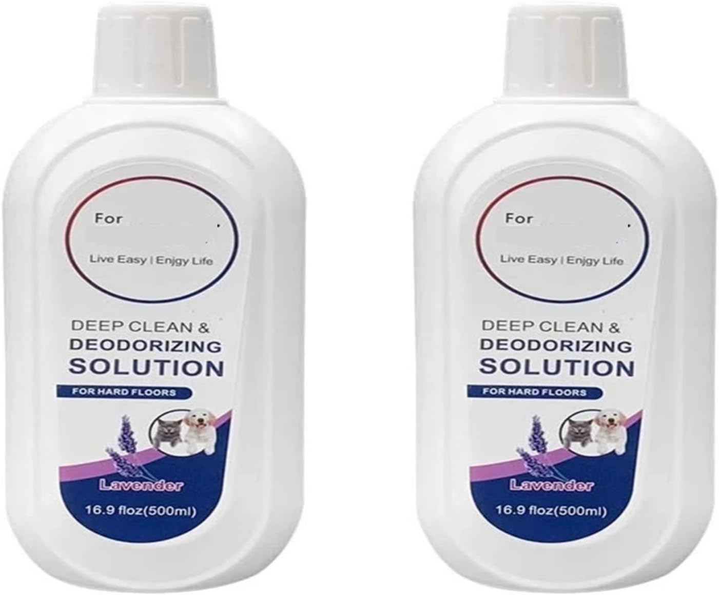 Vacuum Cleaner Parts Lavender 500ml. Floor Cleaners。Compatible for TINECO IFloor/Breeze/Floor One S3/S5/S5 Combo/S6/S7 Pro 。 (Color : 2pcs)