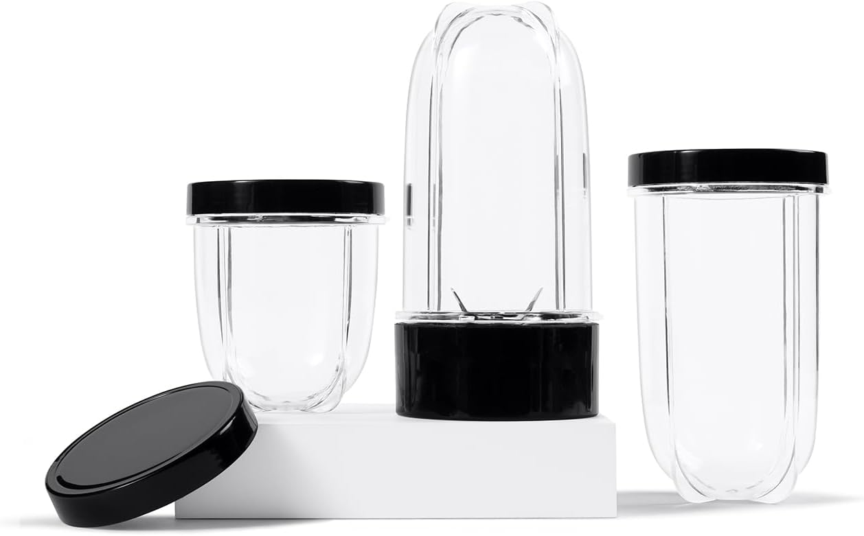 Magic Bullet Deluxe Upgrade Kit, Black, 12-Ounce Food Blender, Dishwasher Safe