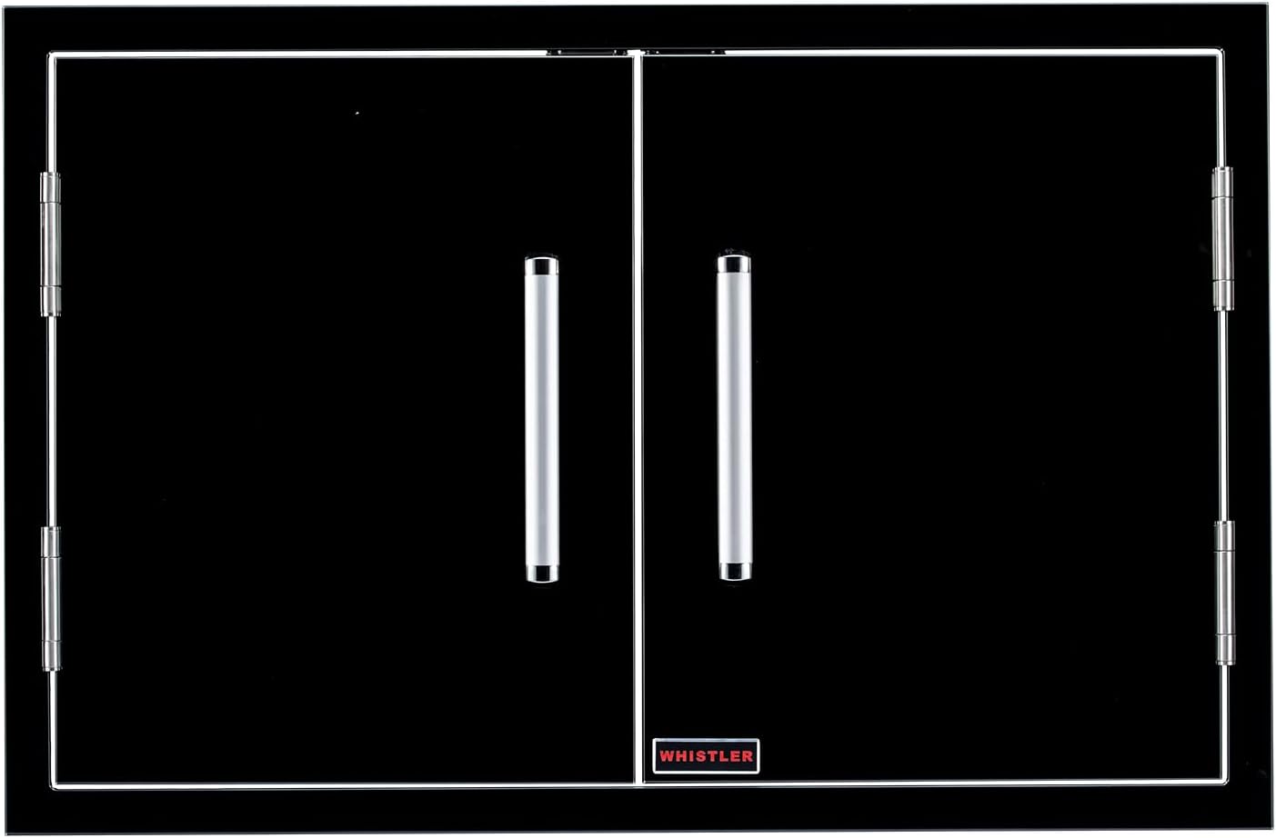 Whistler Stainless Steel Double Access Doors for Outdoor Kitchen Grill BBQ Island,33