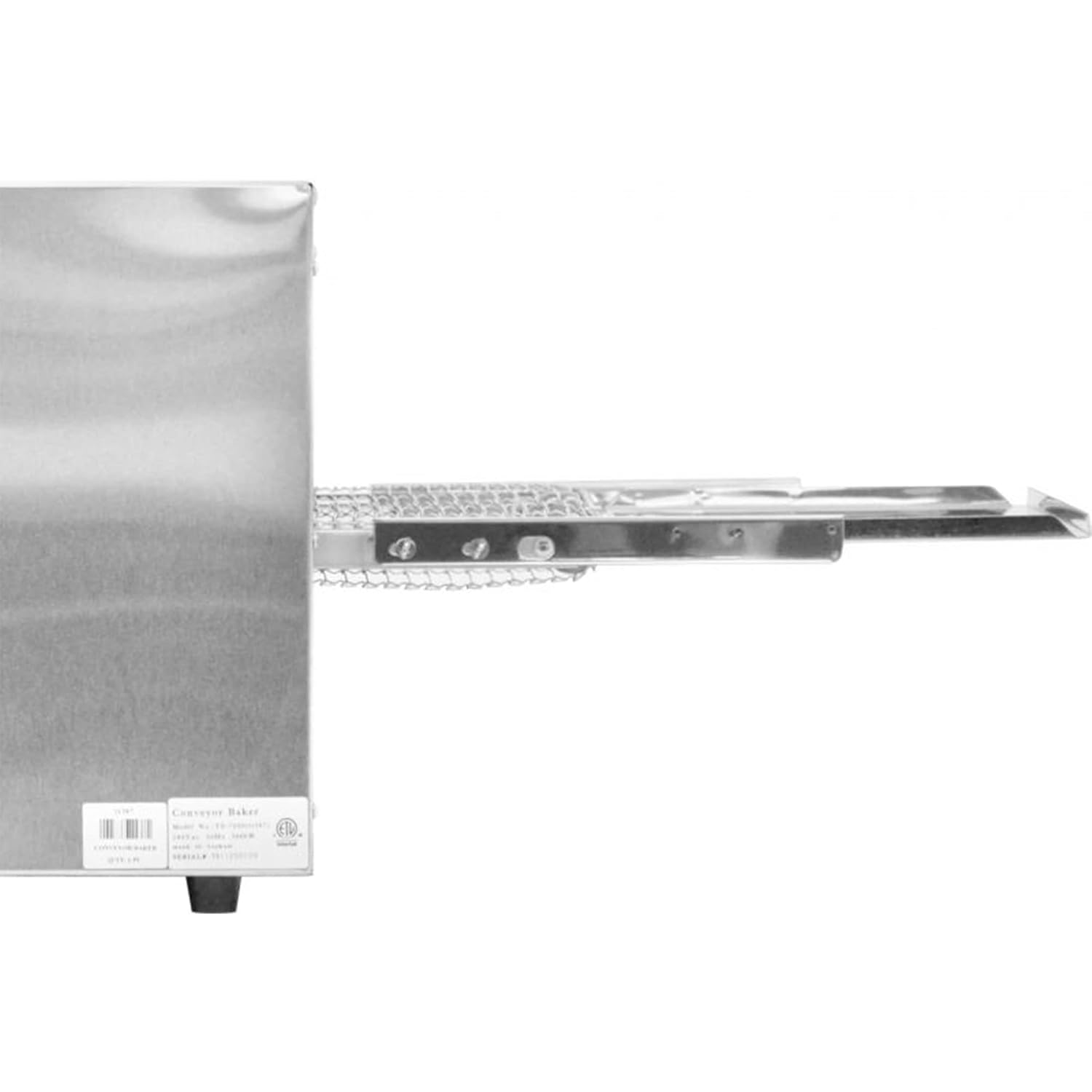 11387 14 Inch Wide Conveyor Belt Adjustable Heat and Speed Stainless Steel Infrared Baking Commercial Kitchen Toaster Oven