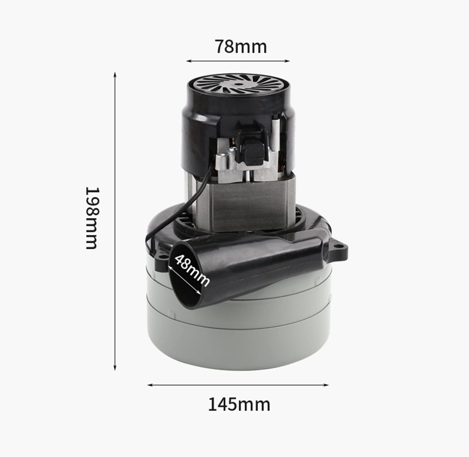 1800W Vacuum Cleaner Motor 220V AC Three -Layer Electric Floor Washing Motors (Color : 1500W)
