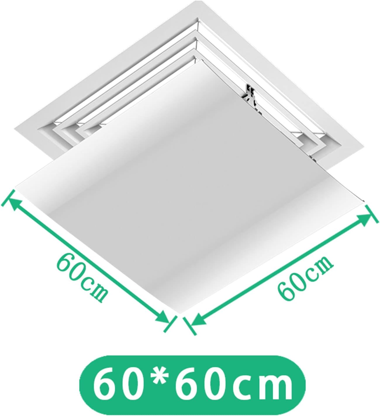 Ceiling Central Air Conditioning Wind Direction Deflector, Home Office Anti-Direct Blowing Air Conditioning Windshield, Suitable for Central Air Conditioner's Register and Grille