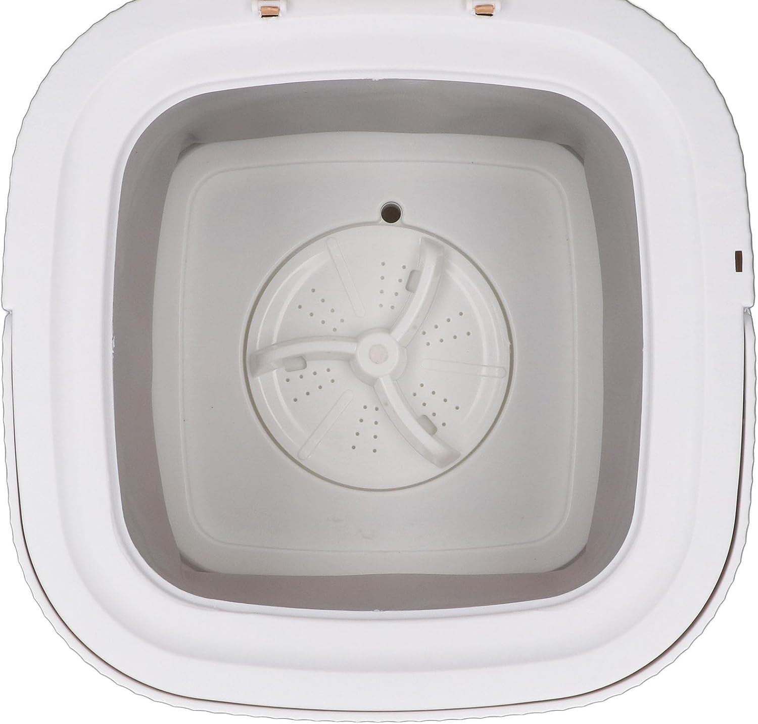 Portable Washing Machine, 11.5L Large Capacity 3 Timer Modes Mini Foldable Washer with Drain Hose for Underwear Baby Clothes (Gray)