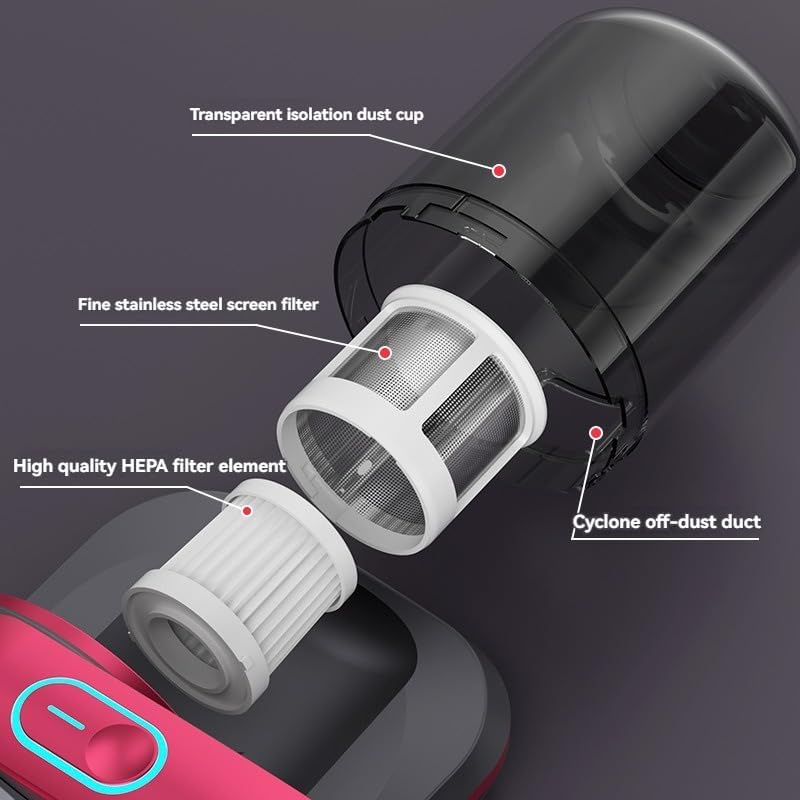 Generic Isterilize Handheld Vacuum, Sleepvac UV Handheld Vacuum by Isterilize, 2024 New Bed Vacuum Cleaner, Mattress Cleaner Machine Deep Cleaner (Blue Gold)