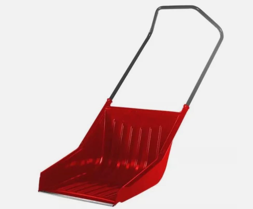 Sleigh Shovel 24in Large High Capacity Poly Blade Ergonomic Handle Move Snow，Replacement for OEM