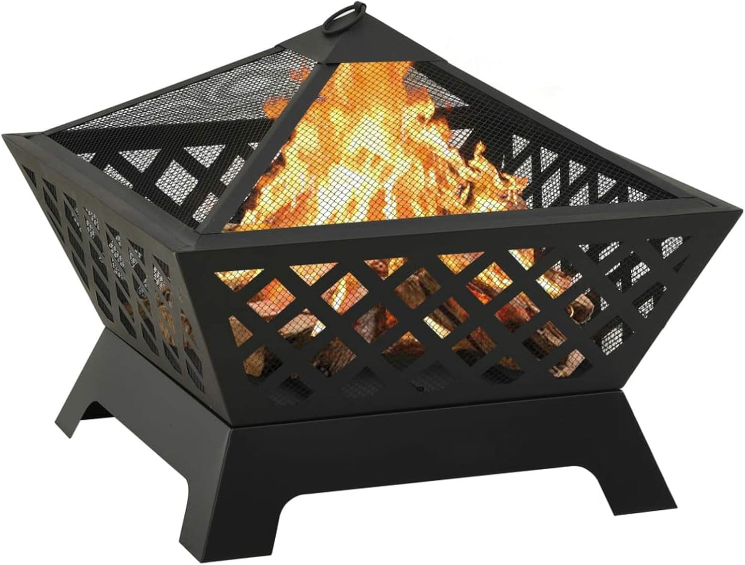 Fire Pits & Outdoor Fireplaces Fire Pit with Poker 25.2