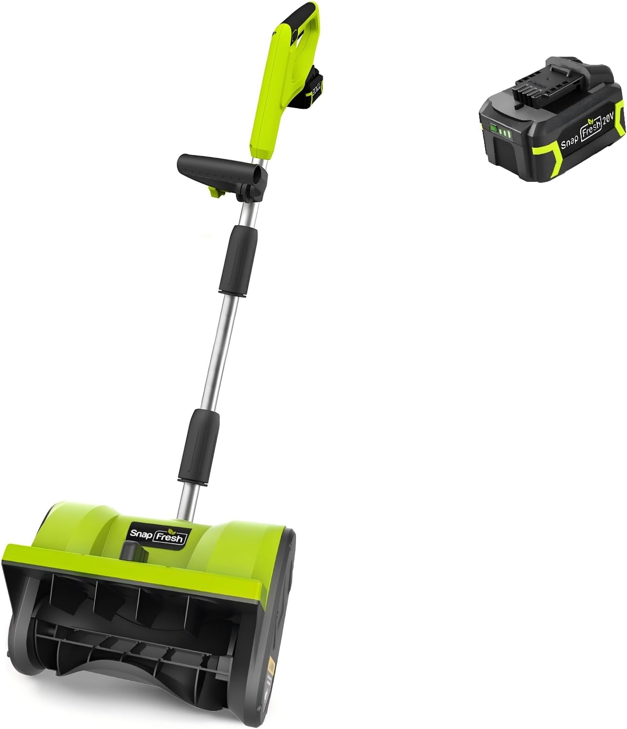 SnapFresh 20V Snow Shovel Cordless with 20V 4.0Ah Battery