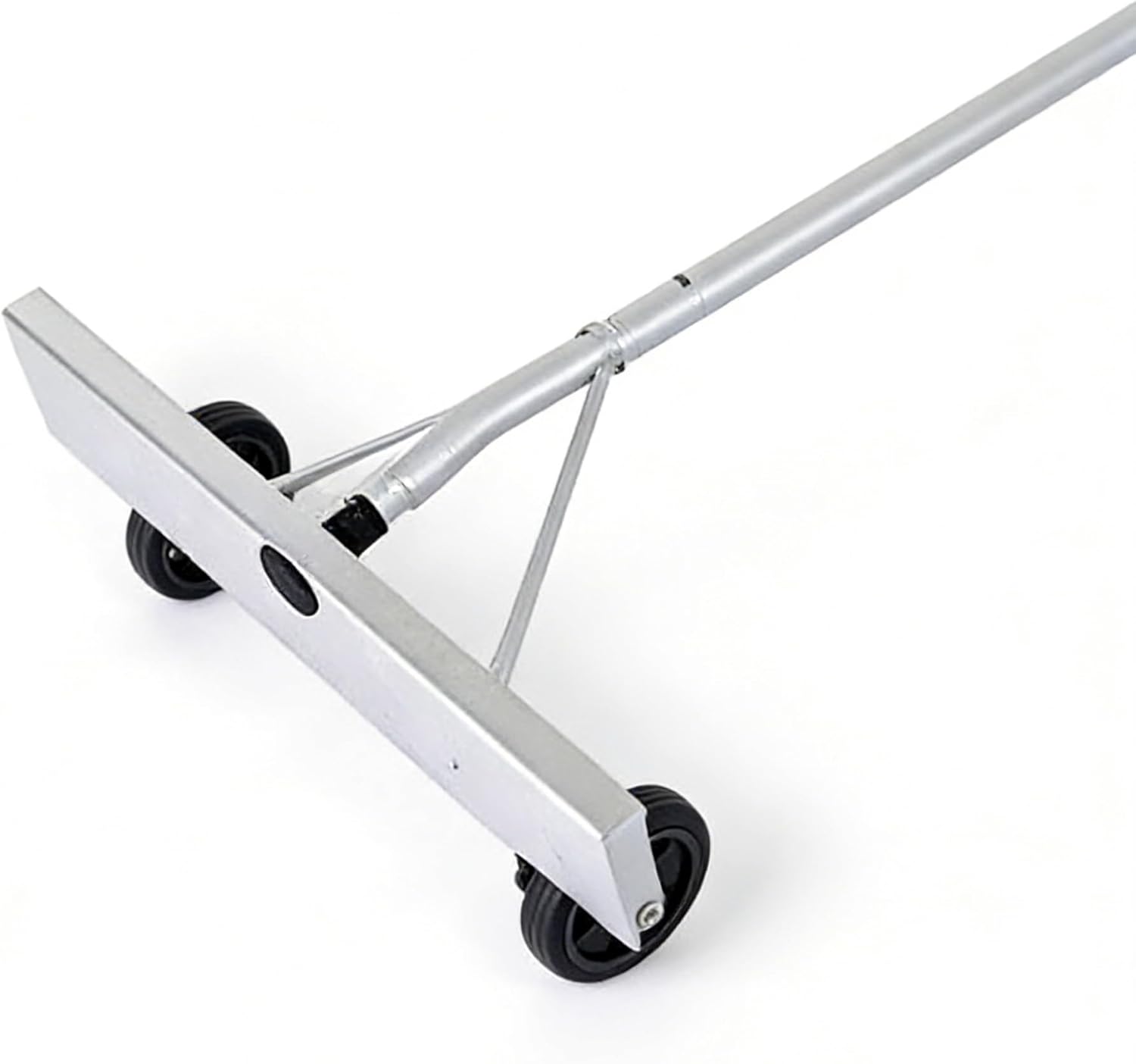 Adjustable Roof Snow Rake 4.9–20.5 Ft, Lightweight Aluminum Roof Snow Remover Tool, Long Reach Roof Rake for Snow Removal and Ice Dams