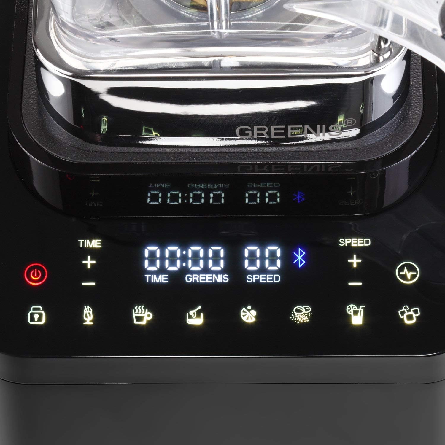 Greenis FGR-8800 Commercial VACUUM Blender with Brushless DC Motor & Thermometer Tamper