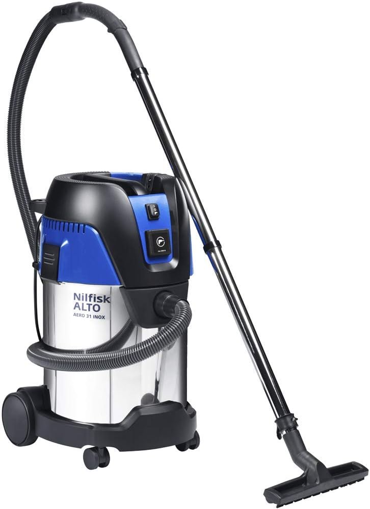 Nilfisk Alto Aero 31-21 INOX 8-Gallon Wet/Dry Vacuum - HEPA (900143)