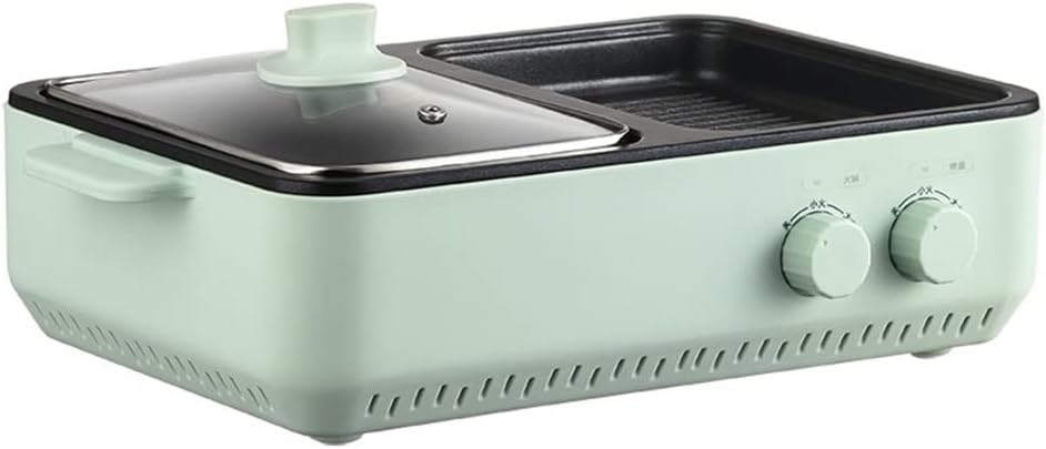 KOHARA Electric Oven Household Barbecue Pot Small Electric Barbecue Plate Fried Roasted and Rinsed Barbeque Grill