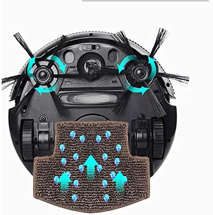 Smart Sweeper Robotic Vacuum Cleaner House Wet and Dry Clean Machine 110V-220V (Gray)