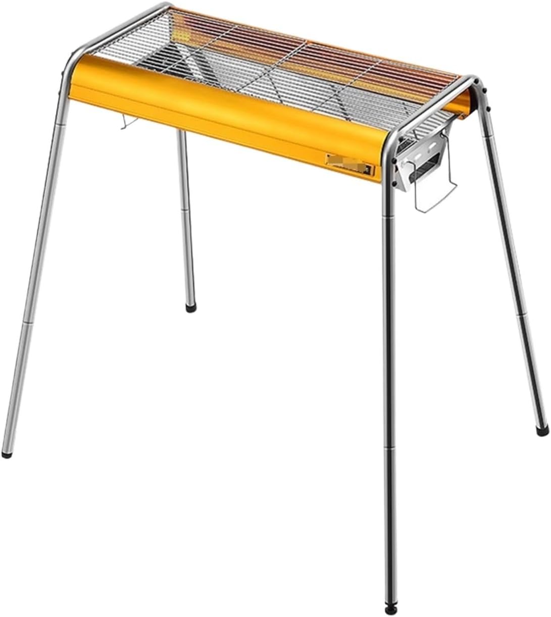 Charcoal Grills BBQ Grill Grill Outdoor Barbecue Grill Stainless Steel Charcoal Picnic Barbecue Camping Backyard Charcoal Grill for Cooking