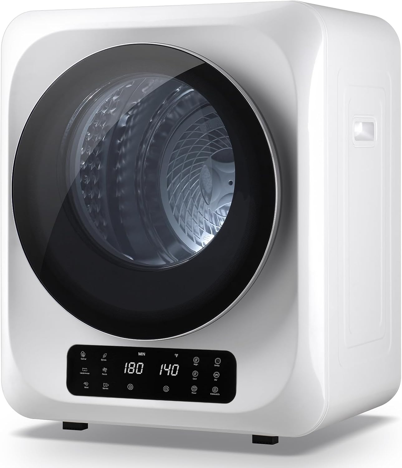 Auertech 12lbs Portable Dryer for Apartment Laundry, Portable Clothes Dryer with 6 Drying Modes, LED Control Panel, Stainless Tub, Mini Compact Dryer for Apartment, RVs, Dorms