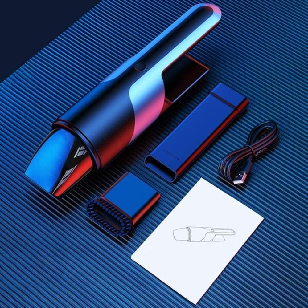 Handheld Car Powerful Suction Hand Cleaner, 5300Pa Hand Vacuum with Powerful Cyclonic Suction, Portable Vacuum Cleaner for Pet Hair, Dust, Gravel, Home Cleaning