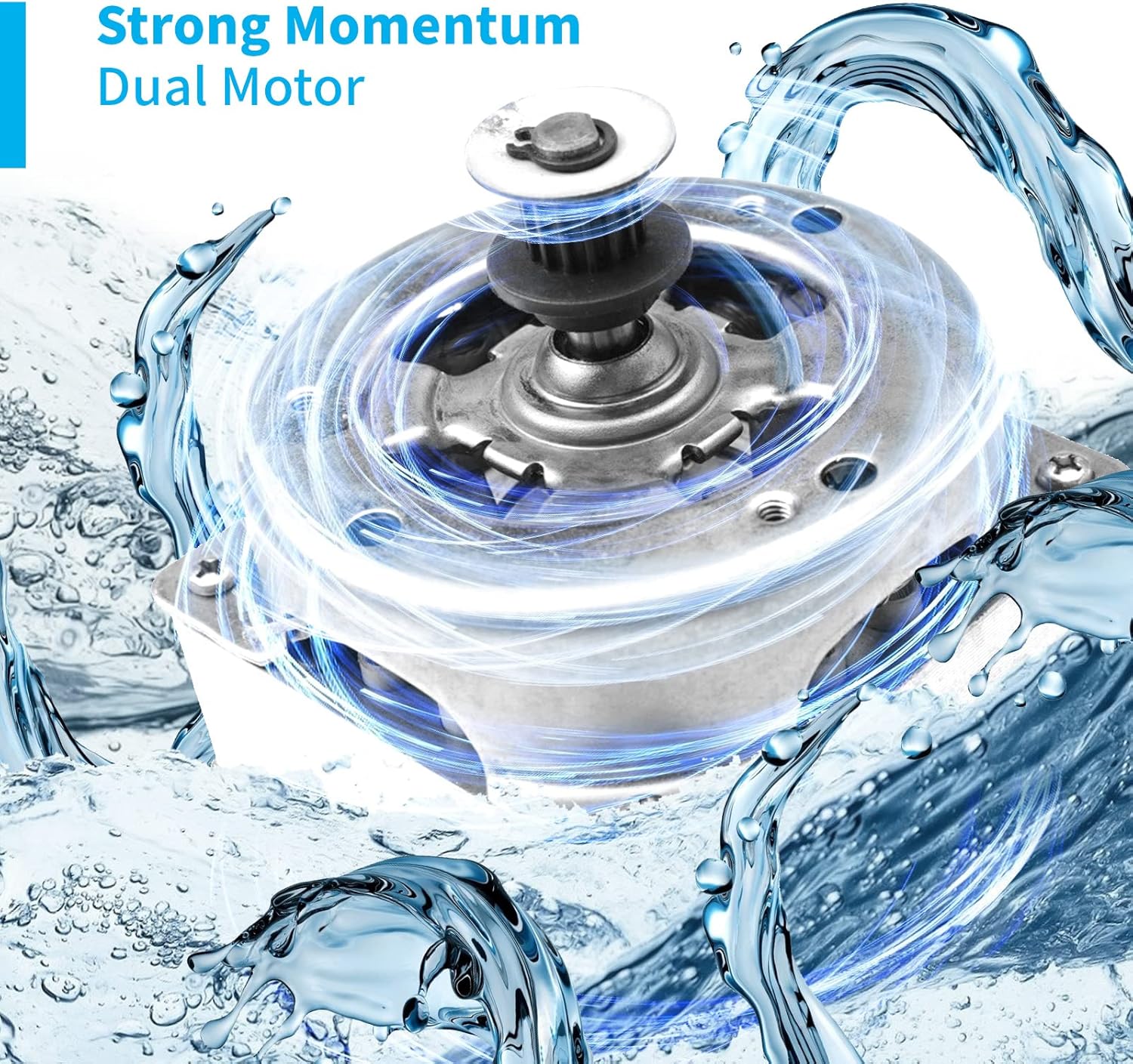 Compact Twin Tub Washing Machine, Anpuce Portable Mini Washer Portable Laundry Washer w/Wash and Spin Cycle Combo Built-in Drain Pump/Semi-Automatic 26lbs Capacity for Camping, Apartments, Dorms, College Rooms, RV’s, White&Gray