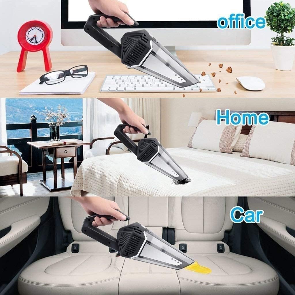 Handheld Vacuum Cordless, Portable Handheld Vacuum Cleaner Rechargeable, Powerful Suction, Wet Dry Vacuum for Pet Hair, Home and Car Cleaning