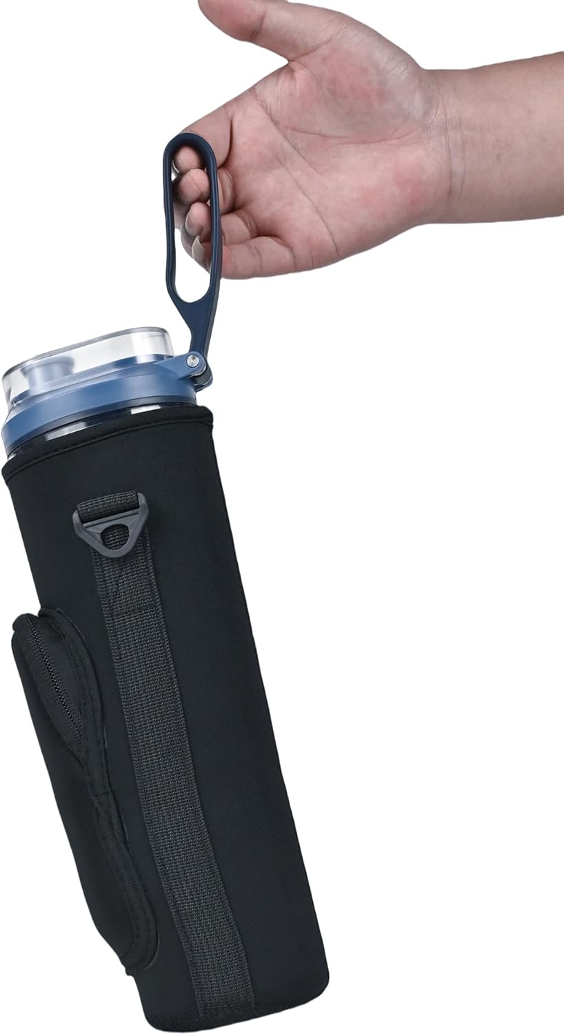 Blast Max Portable Blender Storage Case Bag with Shoulder Strap Compatible With Ninja Blast Max Portable Blender BC251NV/BC251GY/BC251MT/BC251PK/BC251LD/BC251IV (Black)