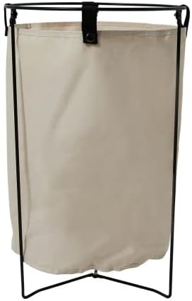 Household Essentials Iron Laundry Hamper with Removable Bag