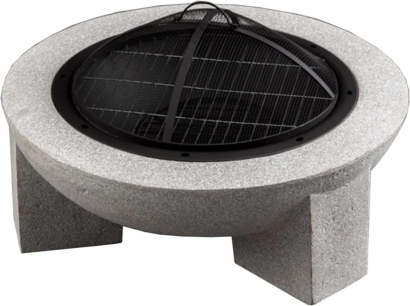 Fire Pit 30 inch fire Pit, Wood Burning fire Pit Table, Outdoor Garden Barbecue fire Pit, Heater, ice Pit