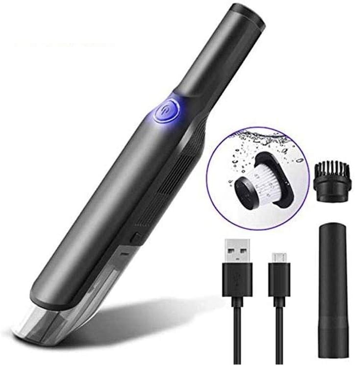 Cordless Car Vacuum, Portable Wireless Handheld Car Vacuum Cleaner with Strong Suction, USB Rechargeable Wet/Dry Car Vacuum