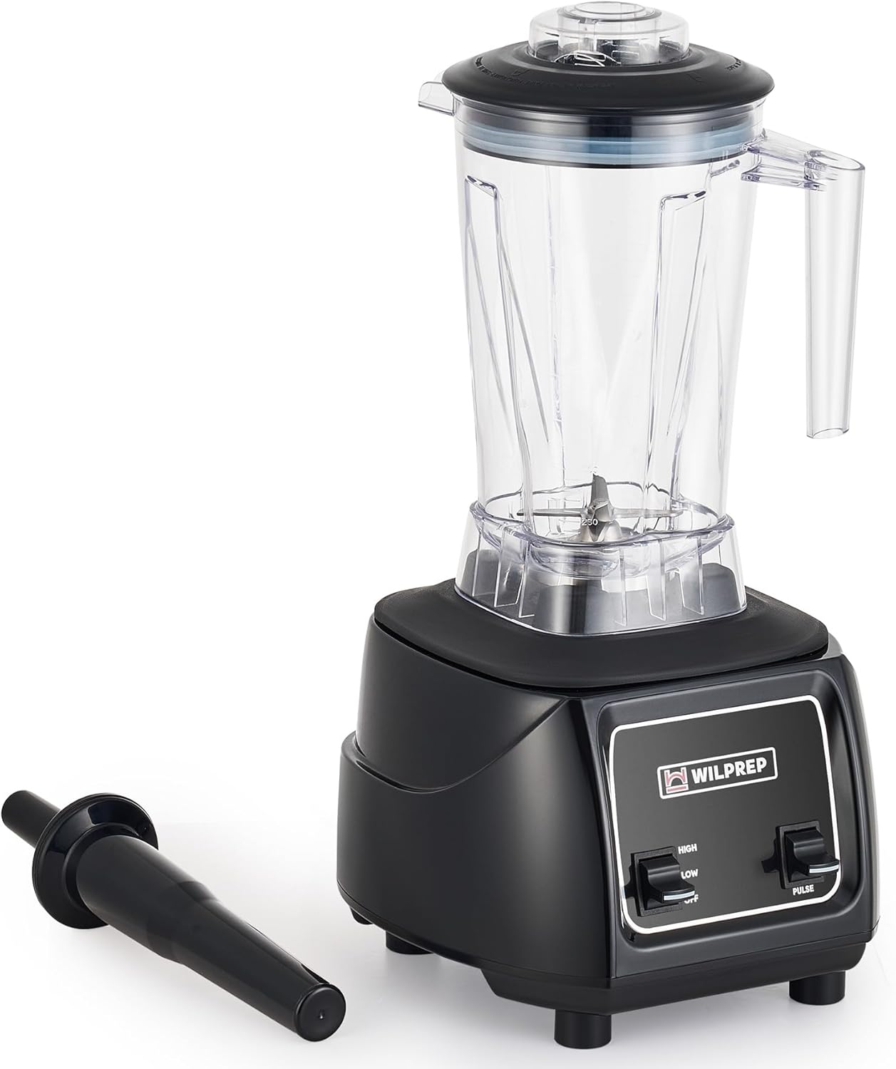 WILPREP Commercial Blender, 3.5HP Motor, Speed Dial & Toggle, ETL+NSF