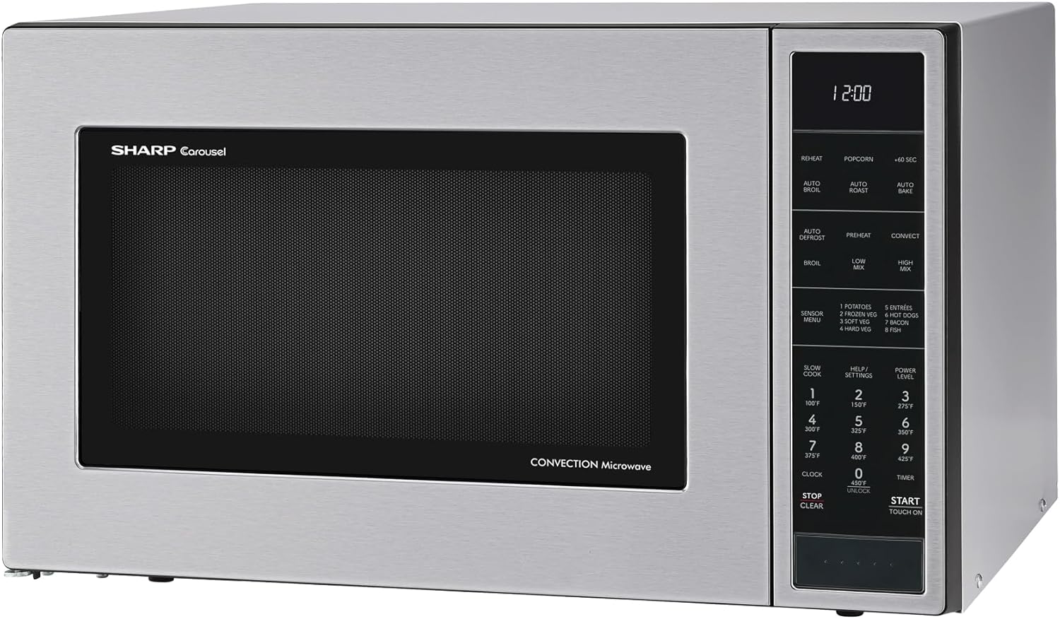 SHARP SMC1585KS Convection Countertop Microwave Oven with Removeable 15.4