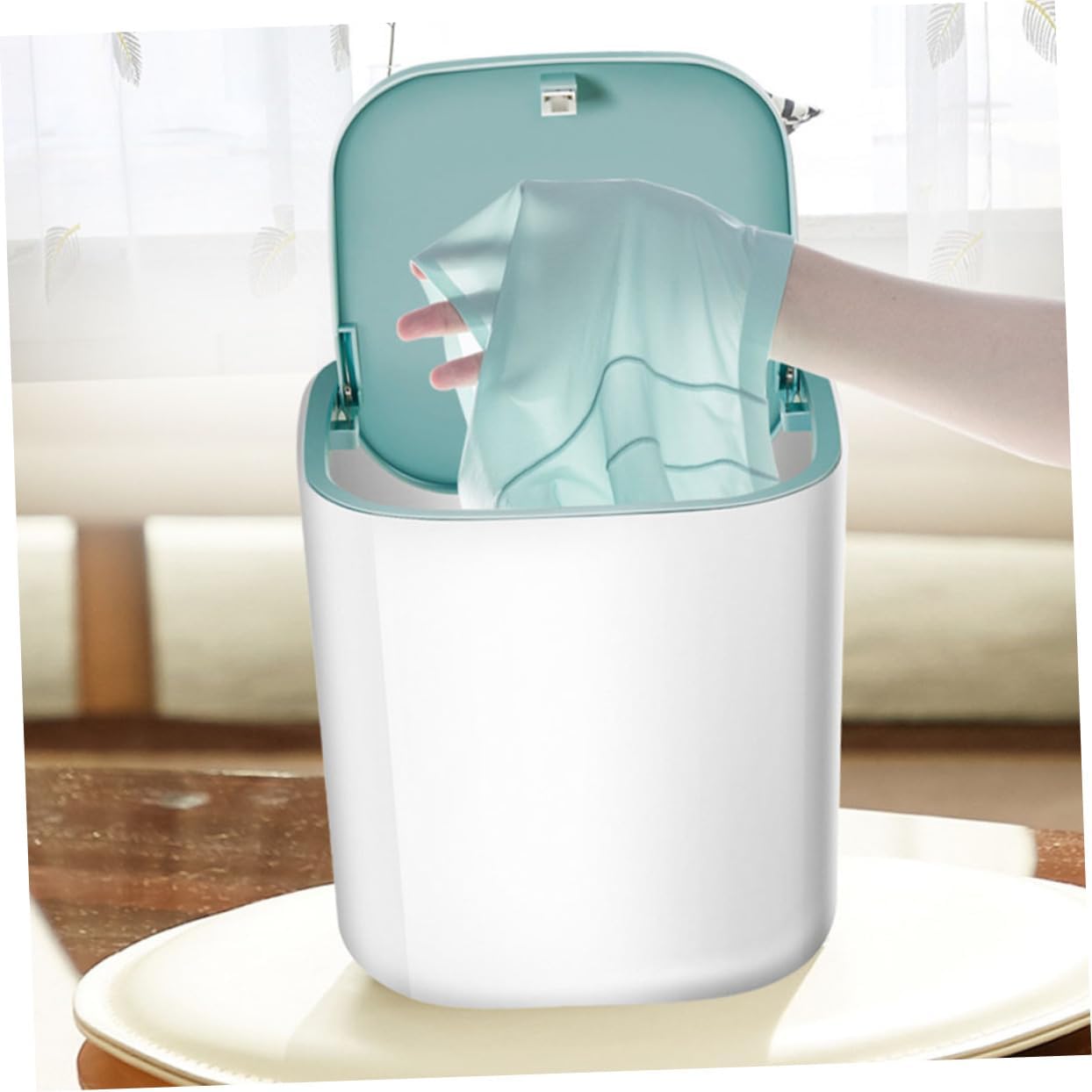 Uonlytech Mini Washing Machine Portable Turbine Washer for Laundry for Travel Home Friends Family