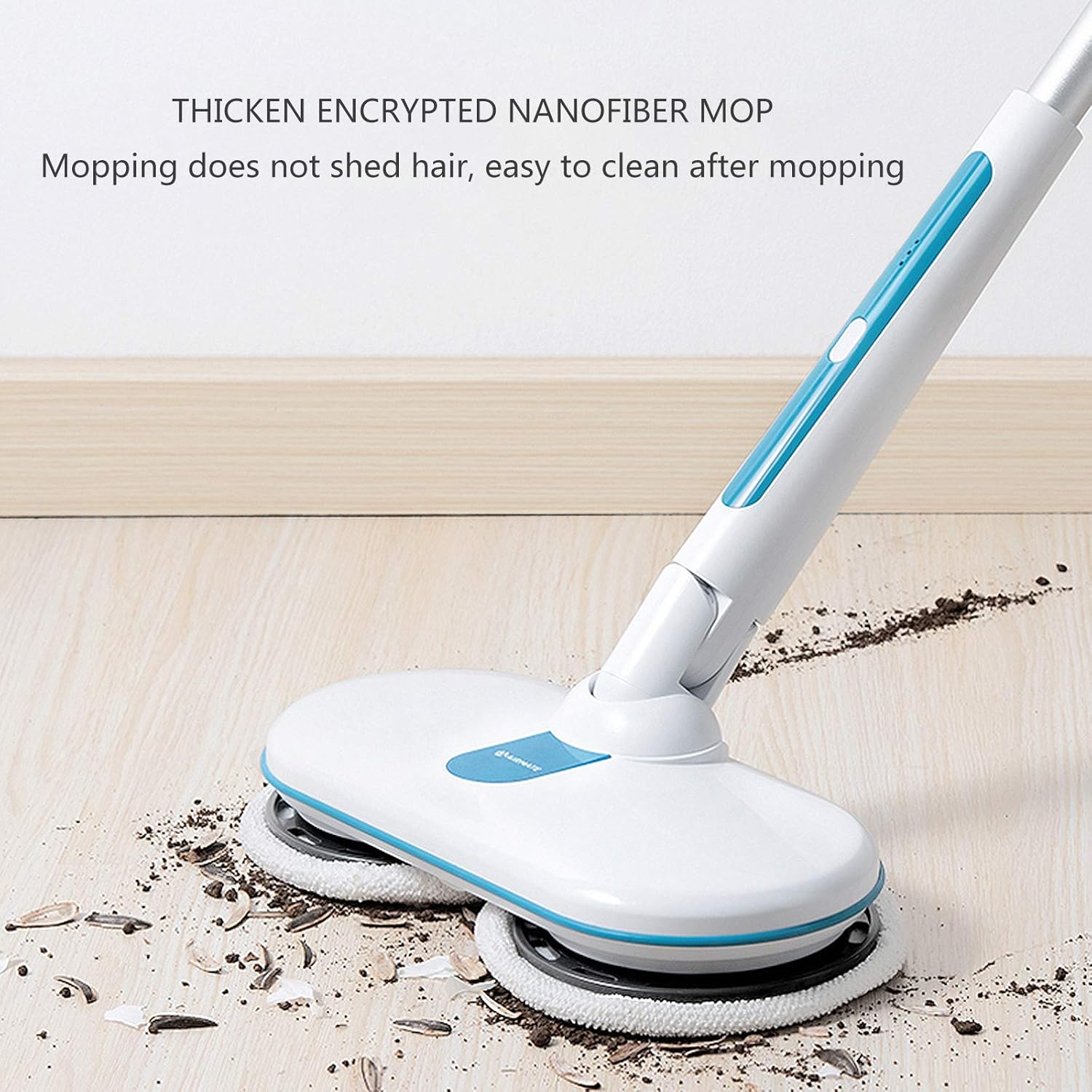 Multifunctional Steam Mop Hard Floor Floor Steam Cleaner for Floors Carpets Laminates Convenient Detachable Handheld Steam Cleaners Blue (Blue)