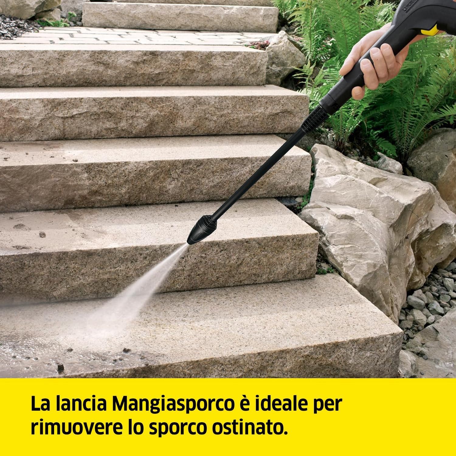 Kärcher K 2 Power Control Home Pressure Washer, Pressure: max. 110 bar, Flow Rate: 360 l/h, Surface: 20 m²/h, Water Filter, Weight: 4 kg, High Pressure Gun, Rotabuse, Lance, Home Kit