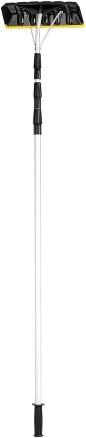 21FT Telescoping Snow Roof Rake Poly Blade Aluminum Tube Handle