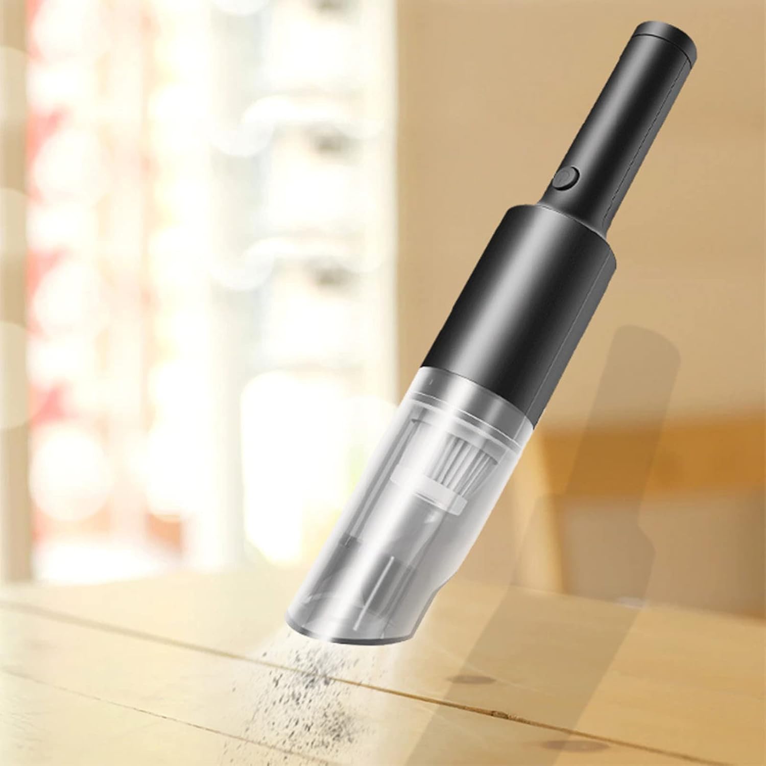 Handheld Vacuum, Air Duster and Hand Pump, Small Cordless Handheld Vacuum, USB Rechargeable, Easy to Clean Desktop, Keyboard, Drawer, Car Interior