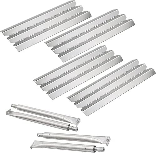 Replacement Part Grill Replacement Kit，Exact Fit For Broil King Baron Stainless Steel Heat Plates Burners