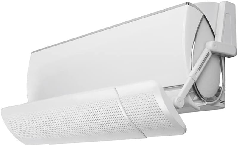 Air Conditioner Deflector - Retractable Windscreen for Wall Mounted Units, Prevents Direct Blowing, Home and Office Air Conditioner Accessory