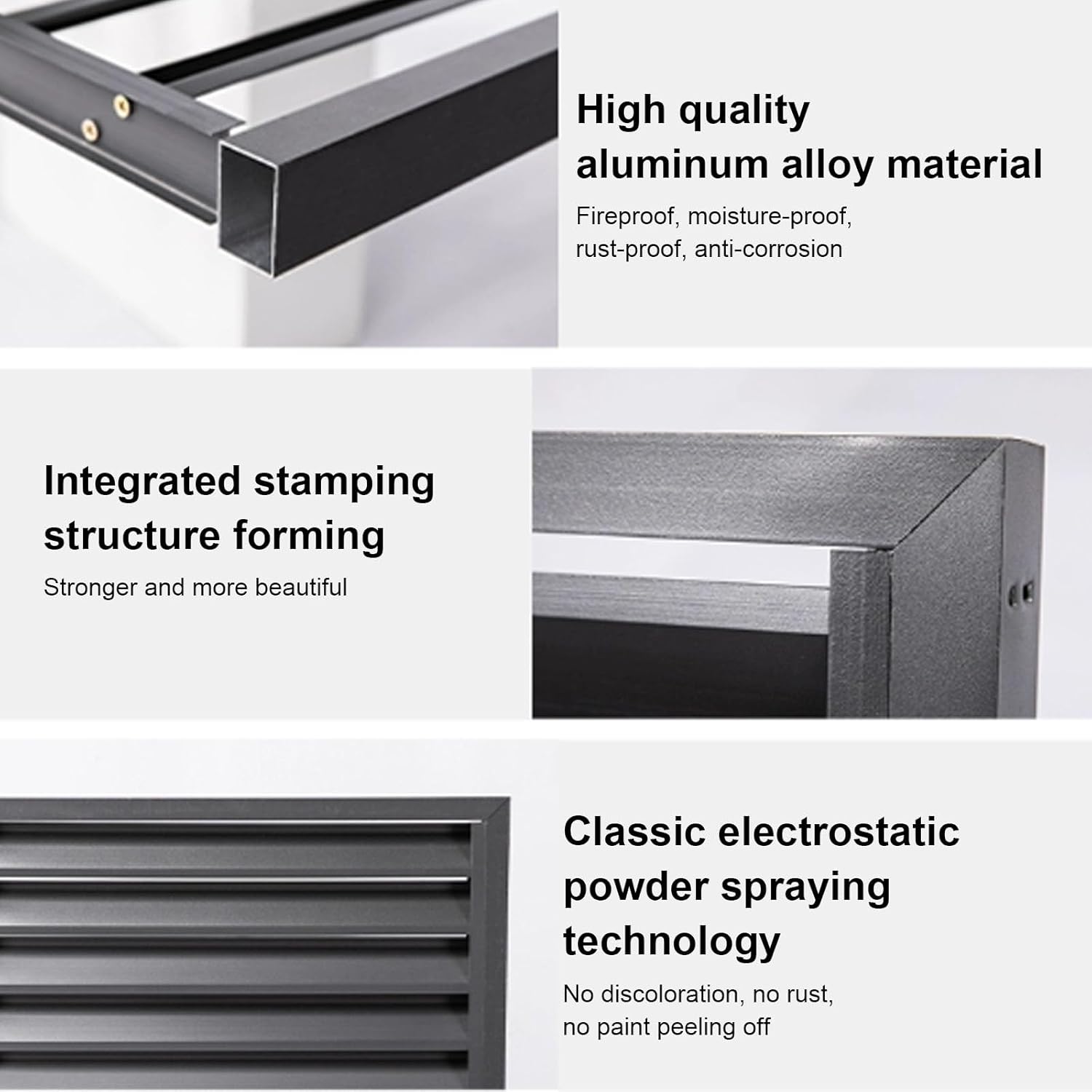 Air conditioner outdoor unit protective cover,Air conditioner outdoor unit aluminum cover,Outdoor unit mini split air conditioner cover,Noise Reduction,Dustproof and waterproof,suitable for outdoor (