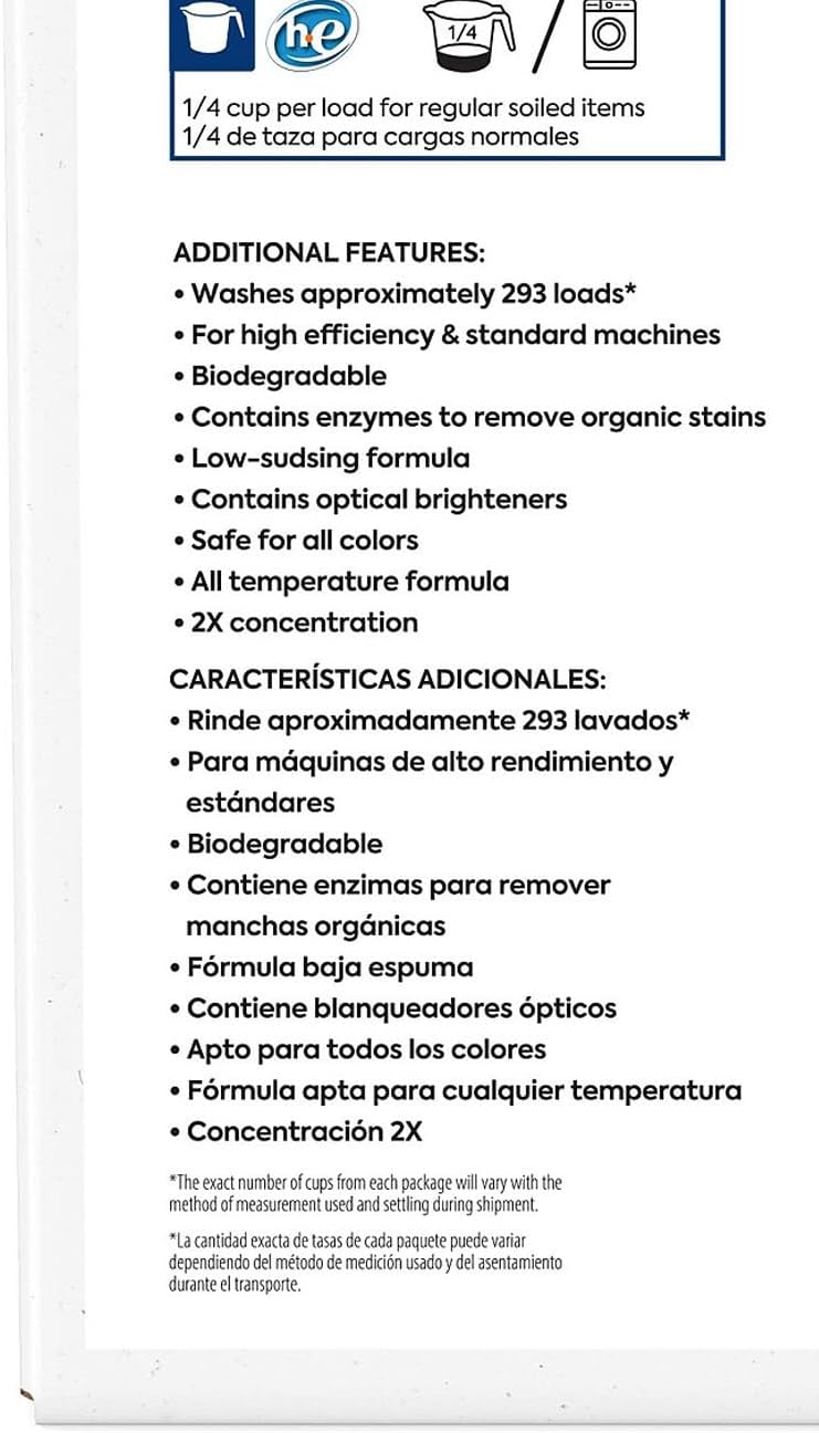 STAPLES Coastwide 665223 Radiance Powdered Laundry Detergent Citrus Scent 50 Lbs.