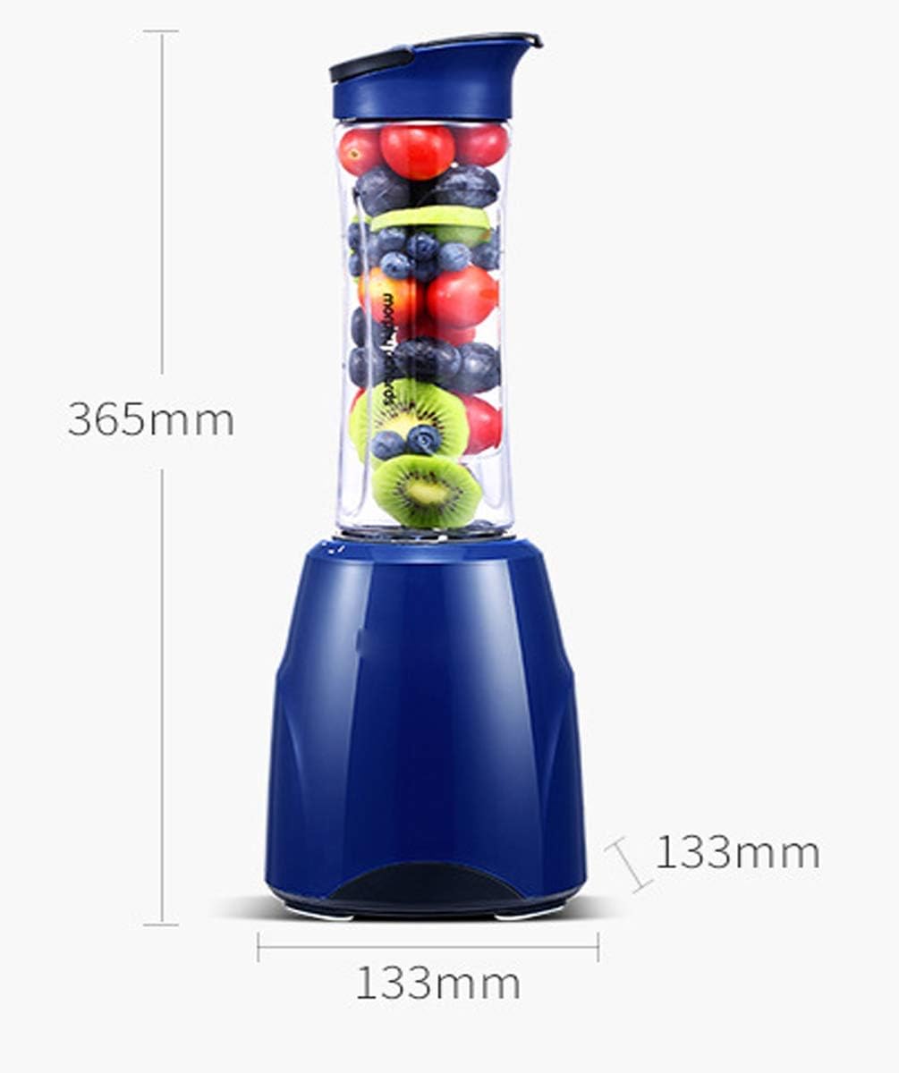 Portable Blender, Mini Blender Smoothie Maker with USB Rechargeable Electric Blender Professional Commercial for Vegetables and Fruit Smoothie Maker Blender Food Processor 600Ml 300w