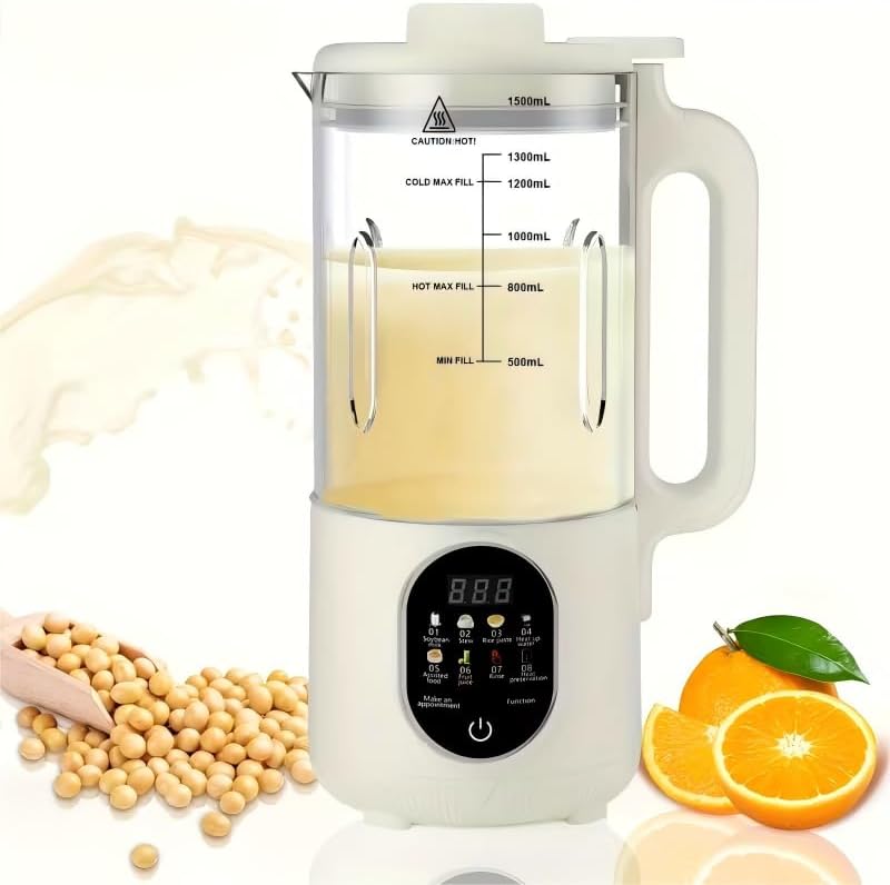 Nut Milk Maker Machine, Multi-Functional Automatic Blender, Automatic Soy Milk Maker