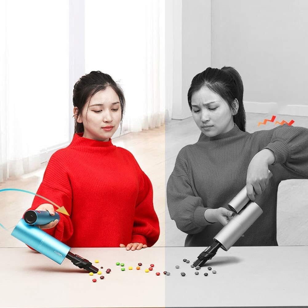 Handheld Vacuum Cordless, Cordless Handheld Vacuum Cleaner with 2 in 1 Brush Head and Rotating Folding Handle for Home, Car and Pet