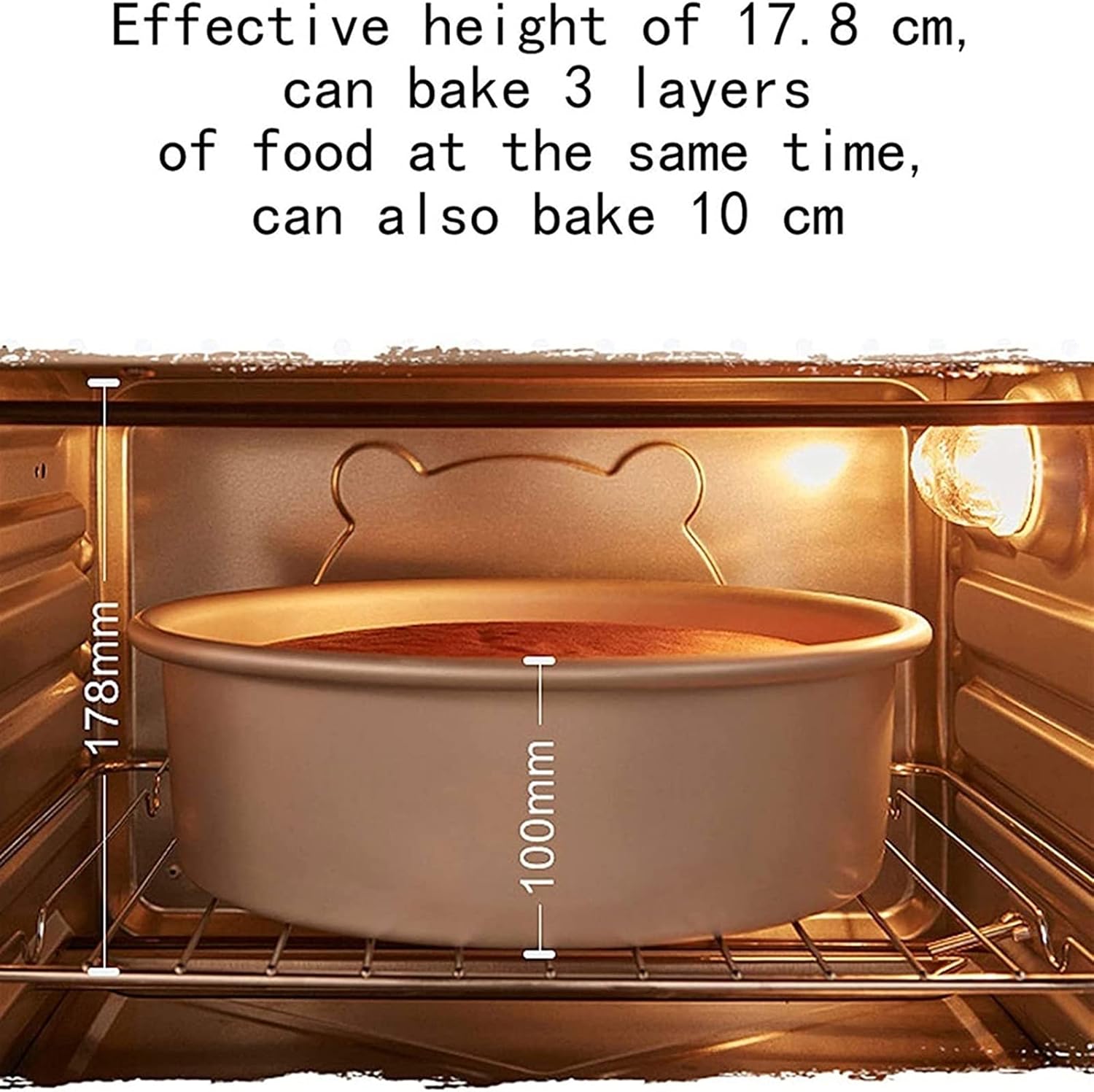 20L Toaster Oven Tabletop Cooking Baking Portable Oven 1200w 60 min Timer 100-250°. Multifunctional Steaming and Baking Machine Automatic Steam Baking Cake