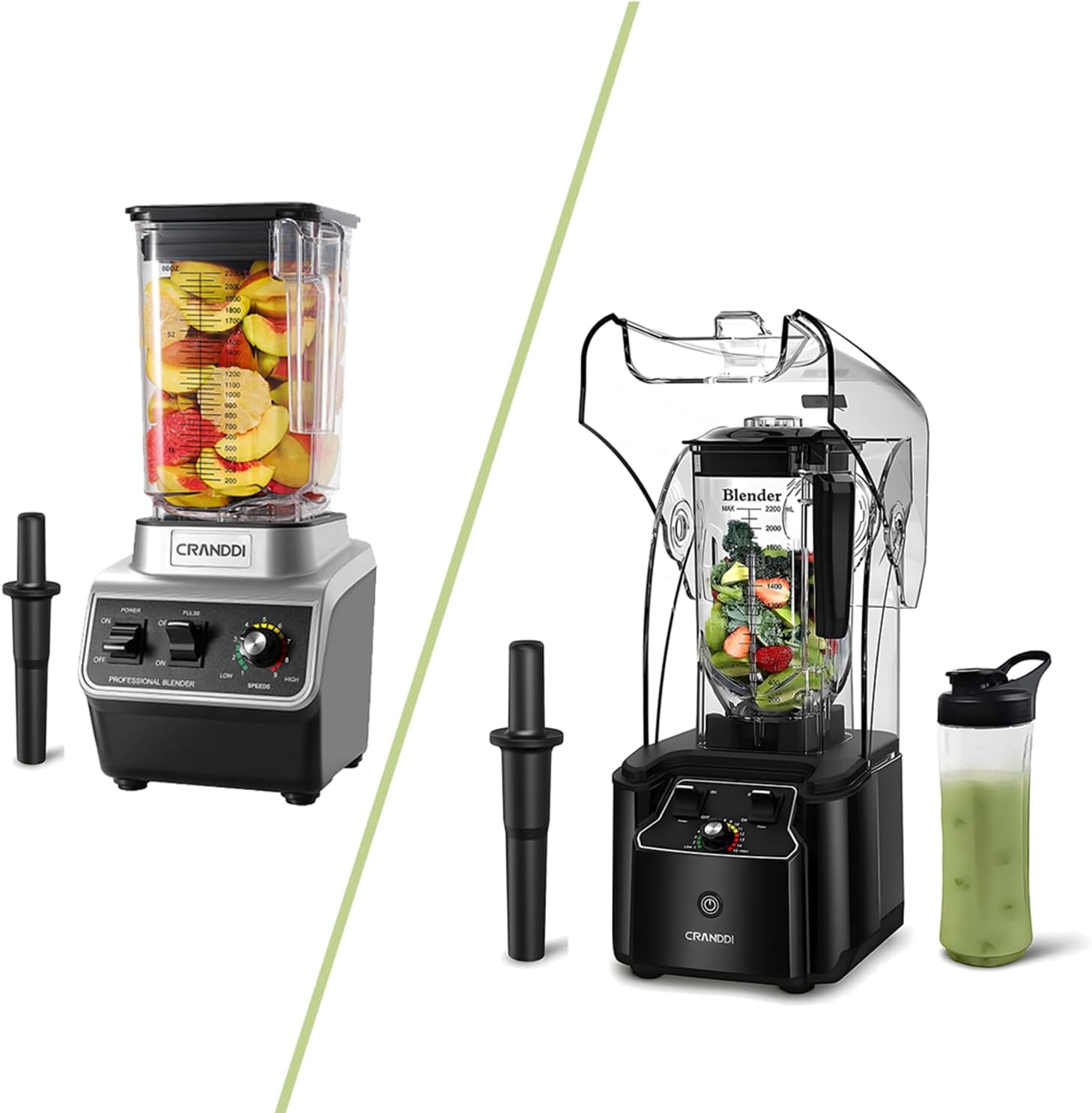Commercial Quiet Blender K90 Black with K96 Black