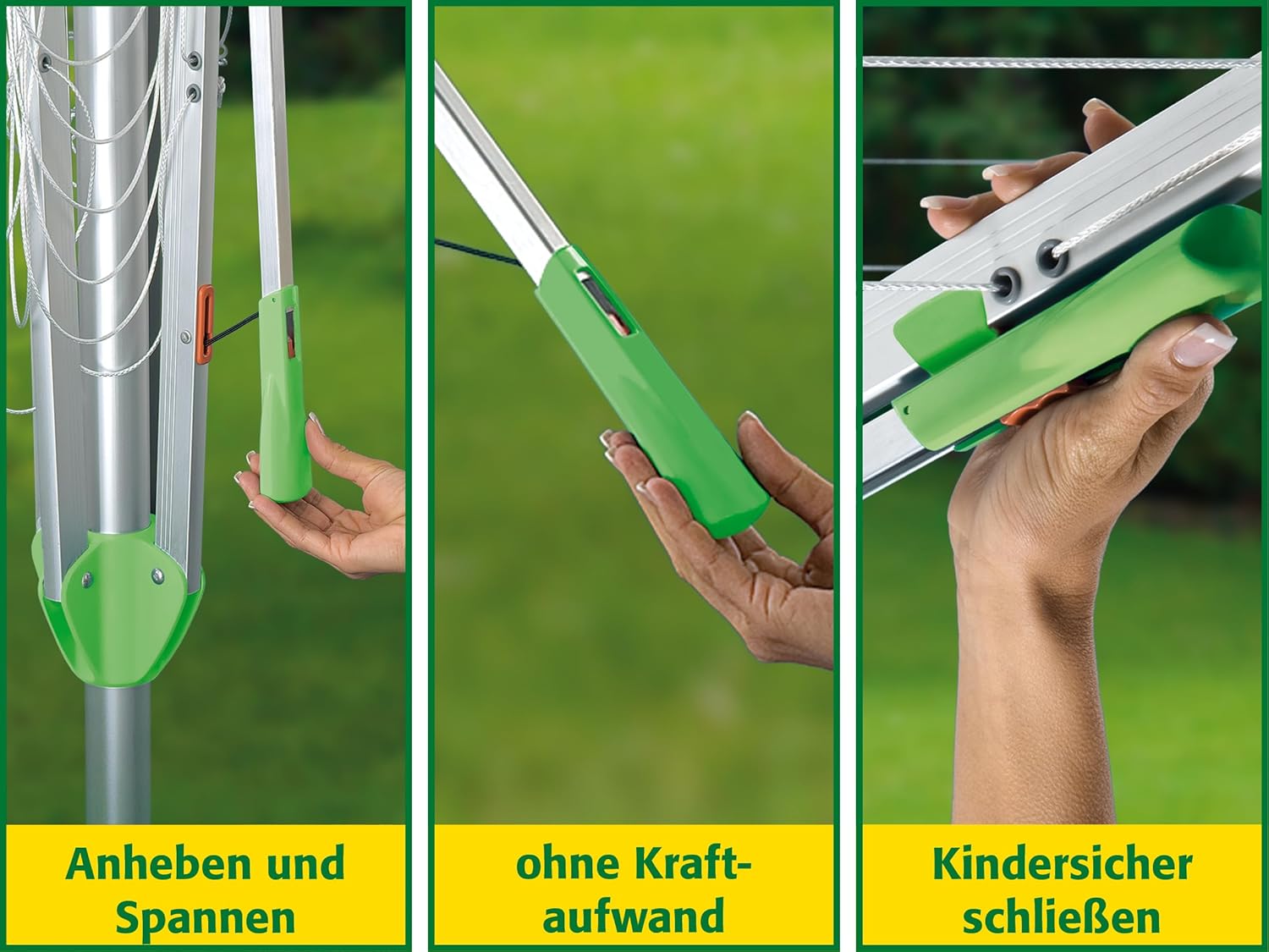 Exaco Trading Company Juwel Nova Plus 500 Rotary Line Dryer, Silver/Blue, Size Pillow357