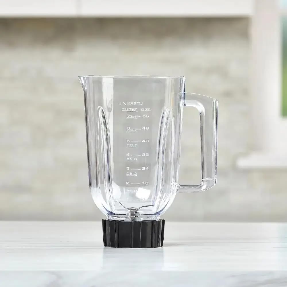 BLACK+DECKER 700W Stainless Steel 6-Tip IceCrush Blender, 8 Speeds + Pulse, 7-Cup Ergonomic Jar (56oz), Ice Crushing & Smoothie Maker