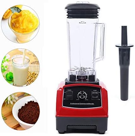 Commercial Blender Mixer 1500W Smoothie Shake Blender Portable Food Blender Juicer Maker Extractor Countertop Blender Bar Blender Fruit Food Mixer Soy milk Juicer Processor Drink DIY Maker Mixer Black
