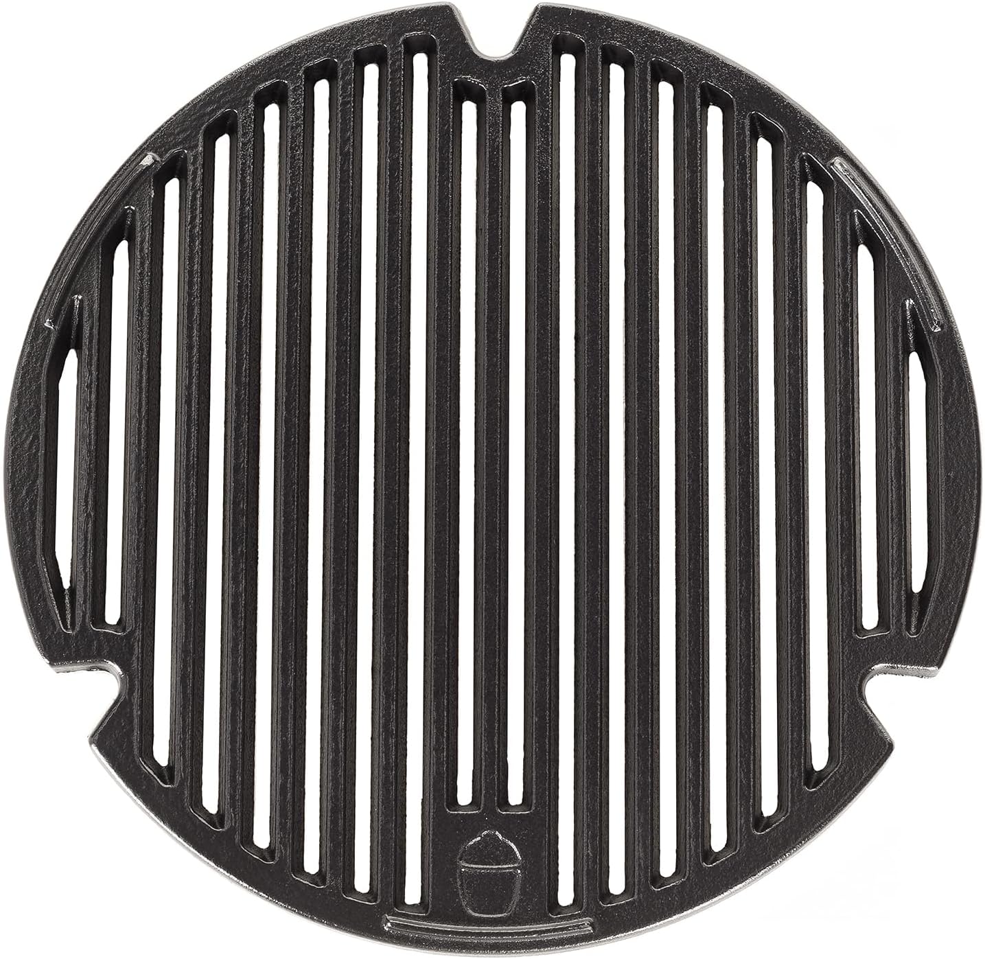 Kamado Joe Durable Non-Stick Cast Iron Cooking Grate with Grill Grate Lifter for Joe Jr Portable Charcoal Grill and Classic Joe Series Charcoal Grills, Model KJ15090620