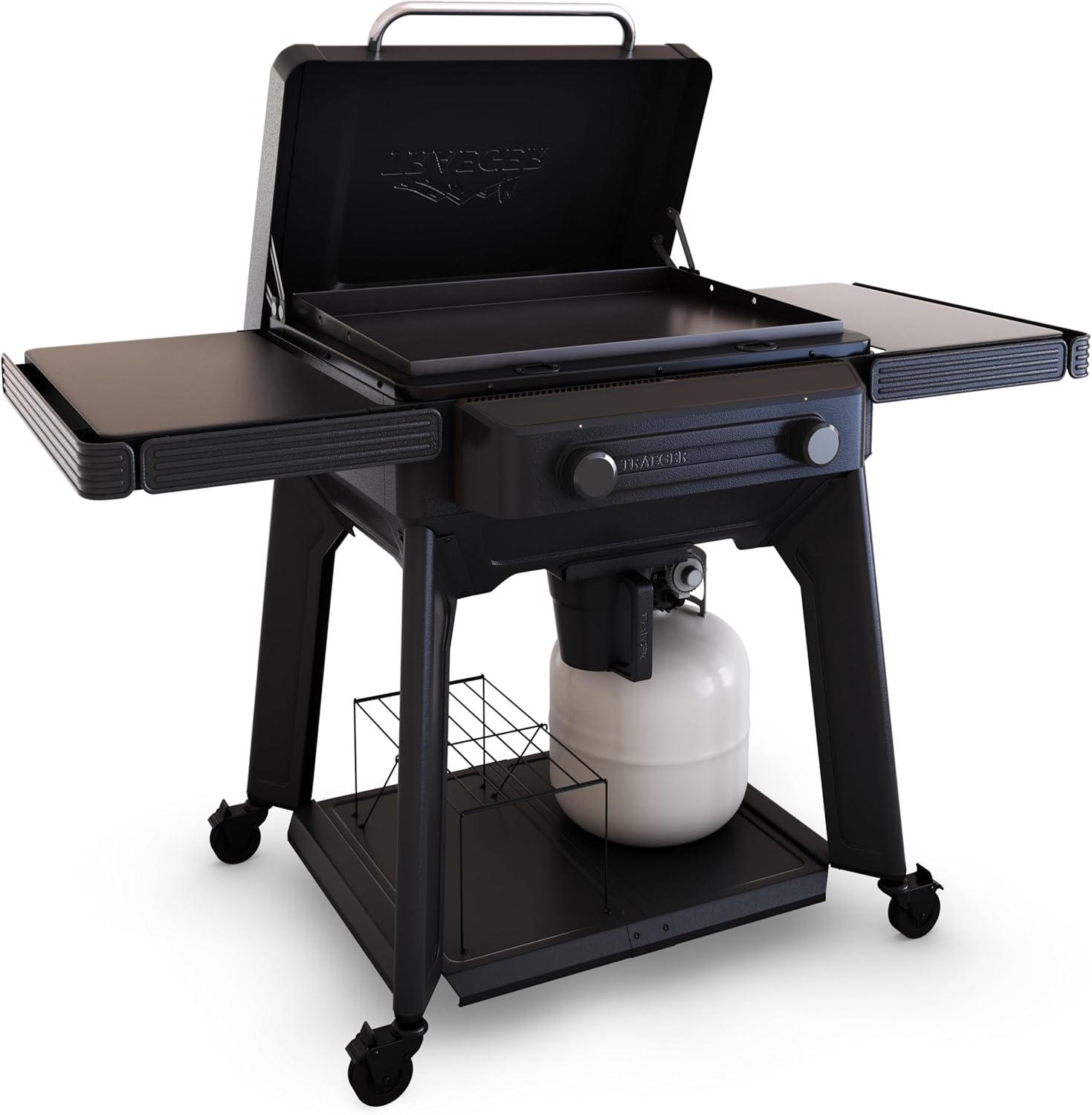 Traeger Grills Flatrock 2 Zone, 26-Inch Flat Top Griddle, Outdoor Gas Grill with Dual-Zone TruZone Cooking, Even Heat, and EZ-Clean Grease Management, Premium Propane Griddle for Outdoor Cooking
