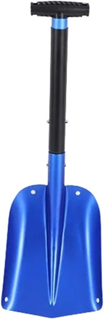 Foldable Multifunctional Snow Shovel Winter Car Snow Shovel Glass Wheel Outdoor Snow Shovel(Blue)