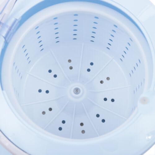 Portable Compact Spin Dryer, Non-Electric Manual Laundry Mini Drying Machine, Big Capacity Design, 2500 RPM, for RV, Camping, School, Apartment, Dorm