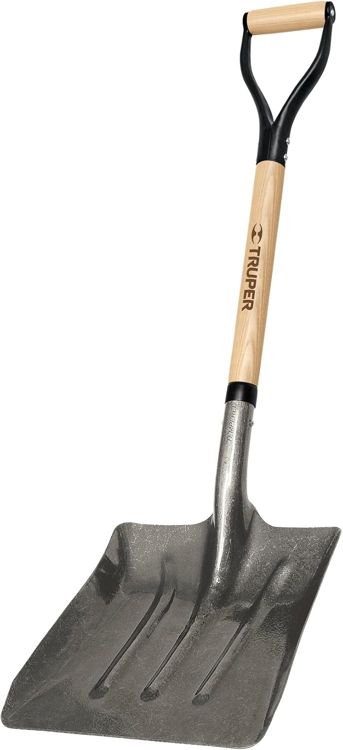 Truper 33111 Tru Pro Coal or Street Cleaner Shovel with No.2 Blade and D-Handle, 27-Inch